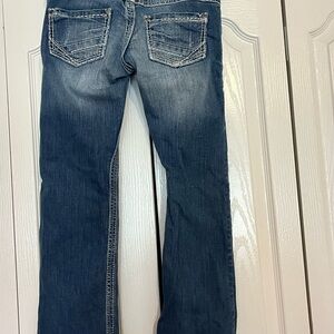 BKE Women's Boot Cut Jeans in Dark Blue